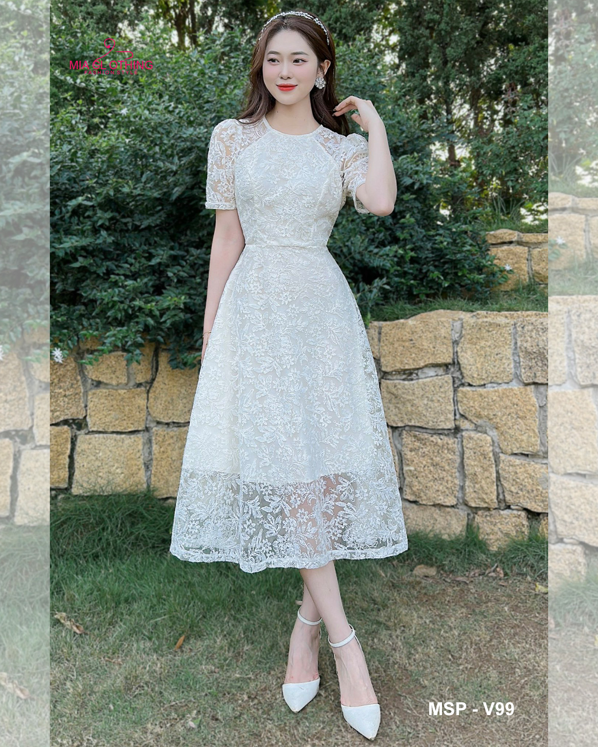 [ HẾT HÀNG ] Váy thiết kế ren cho nàng đi tiệc, đi hẹn hò 