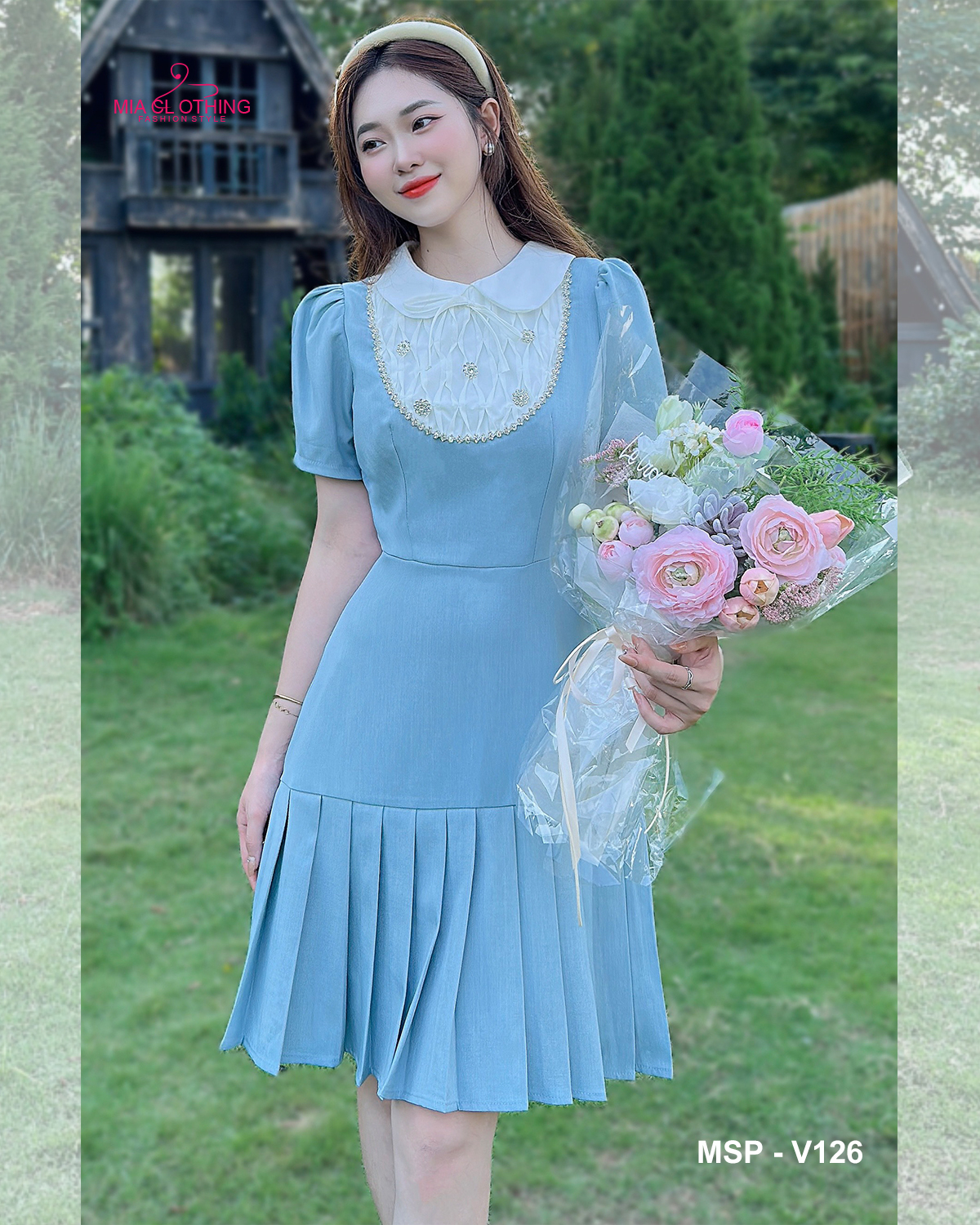 [ HẾT HÀNG ] Váy vải thiết kế thanh lịch đa dụng cho nàng đi chơi, đi tiệc cuối năm