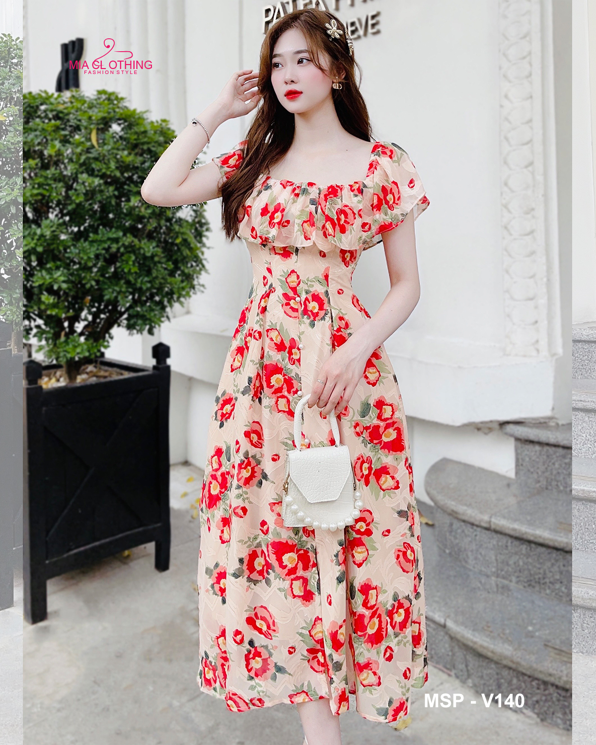 [ HẾT HÀNG ] Váy tơ thiết kế cho nàng đi chơi dạo phố