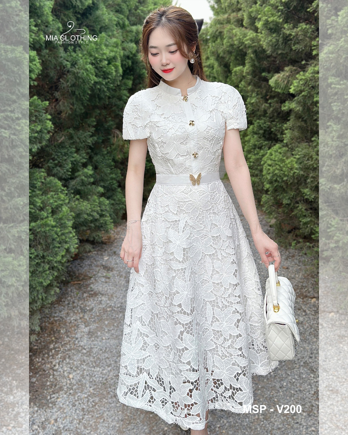 [ HẾT HÀNG ] Váy ren cao cấp thiết kế thanh lịch cho nàng đi tiệc