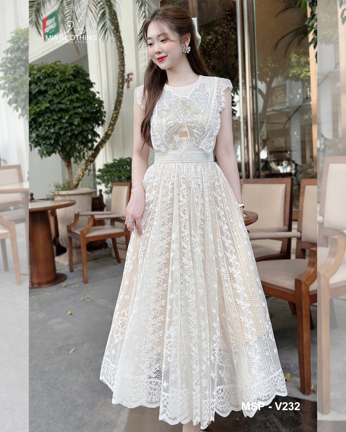 [ HẾT HÀNG ] Váy ren lưới thiết kế thanh lịch và sang trọng 