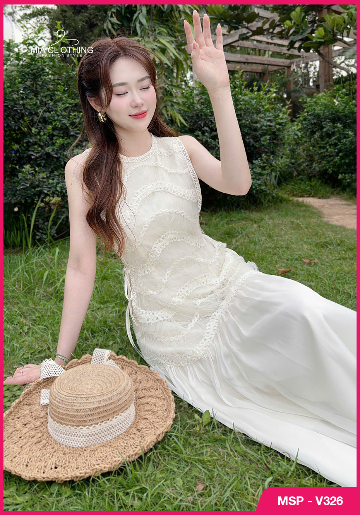 Váy ren phối tơ thiết kế cầu kì tiểu thư duyên dáng, sang trọng 3