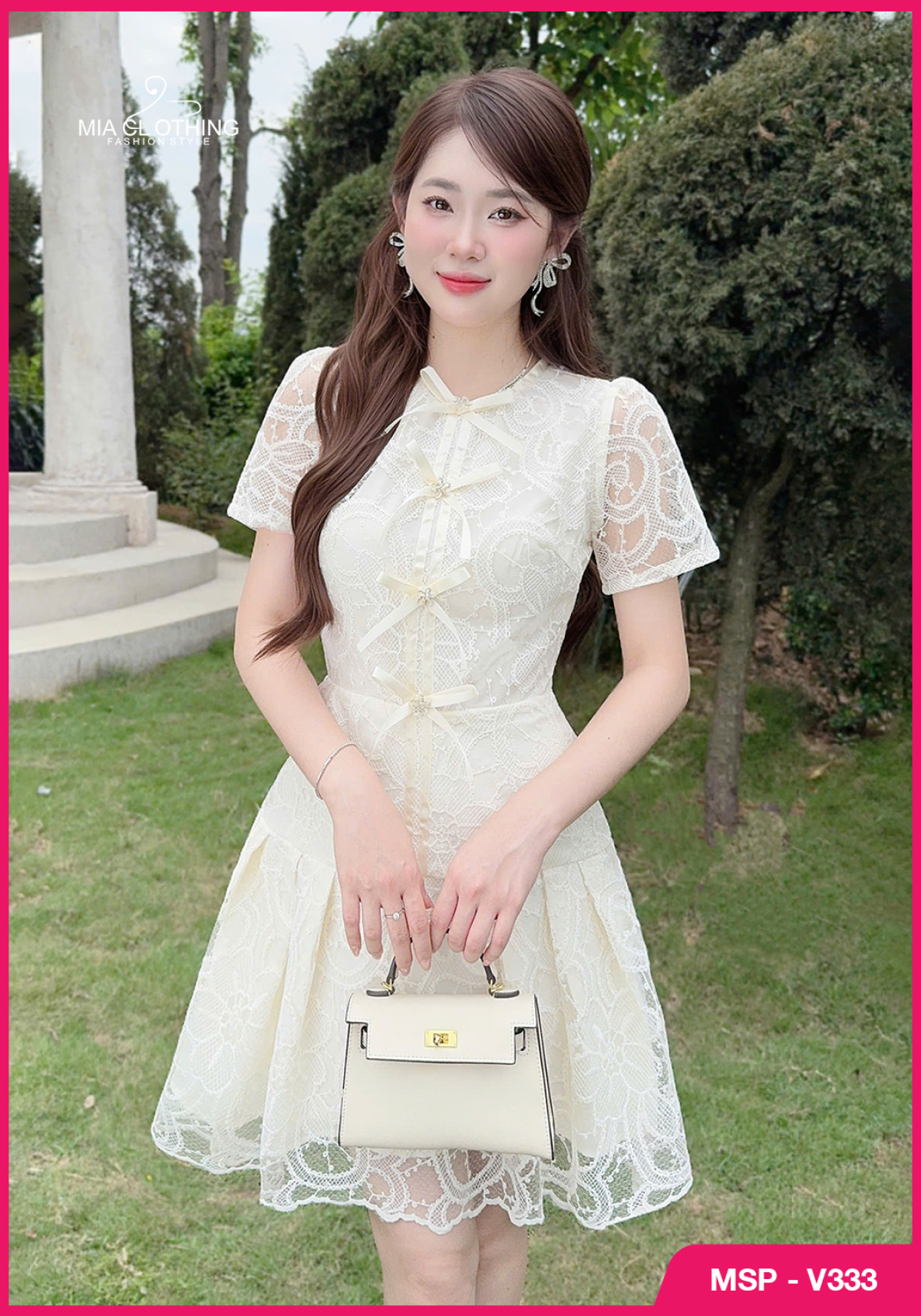 Váy ren thiết kế nàng thơ nhẹ nhàng thanh lịch 2