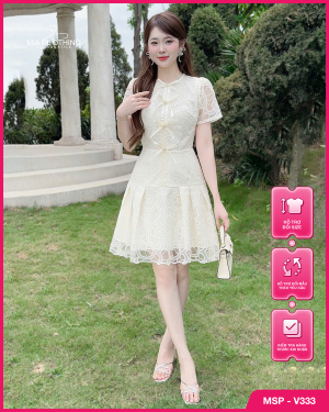 Váy ren thiết kế nàng thơ nhẹ nhàng thanh lịch