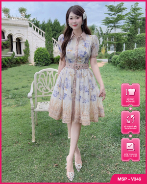 Váy tơ óng thiết kế hoa 3d sang trọng và thanh lịch