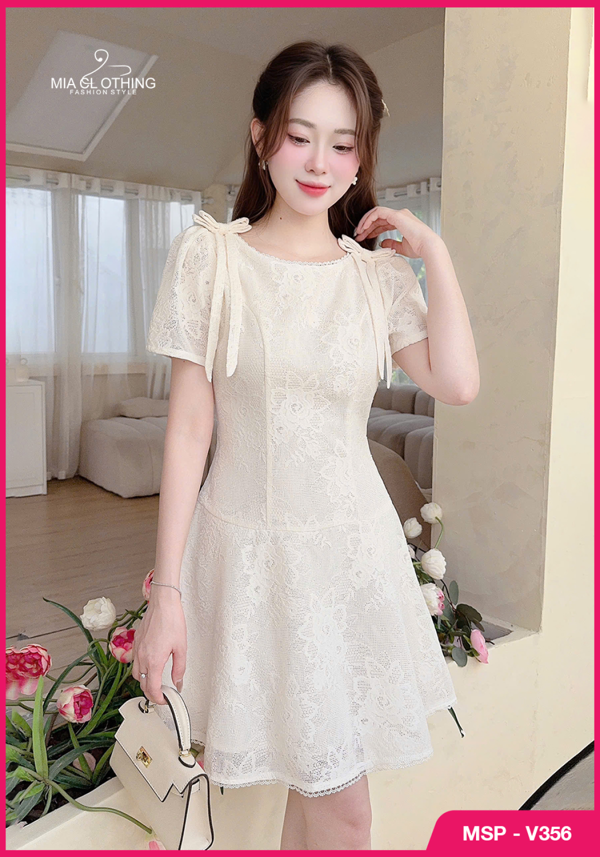Váy ren sang xinh thiết kế tiểu thư, cho nàng đi chơi, đi tiệc  3