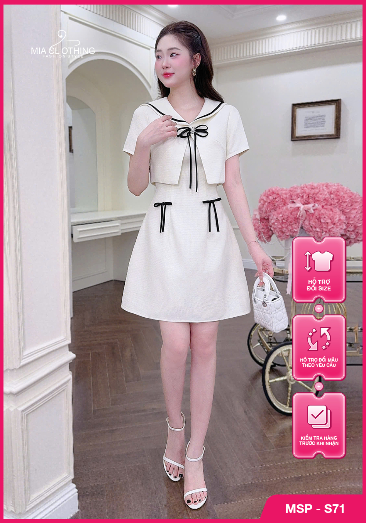 Set dạ mỏng, váy hai dây kèm áo choàng thiết kế tiểu thư 1