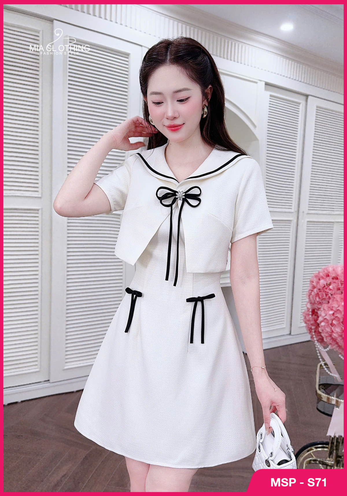 Set dạ mỏng, váy hai dây kèm áo choàng thiết kế tiểu thư 2