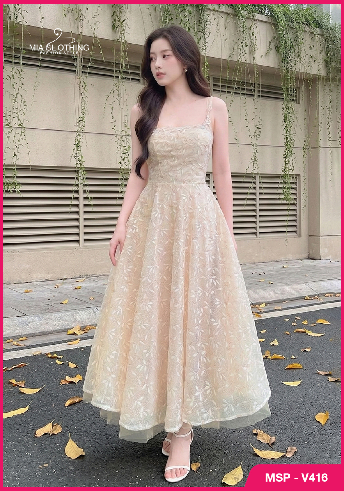 Váy ren cao cấp thiết kế tiểu thư ngọt ngào và sang trọng 2