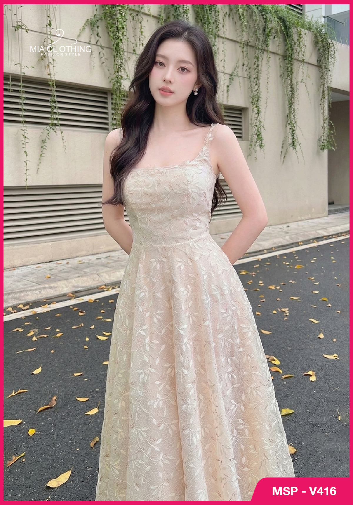 Váy ren cao cấp thiết kế tiểu thư ngọt ngào và sang trọng 3