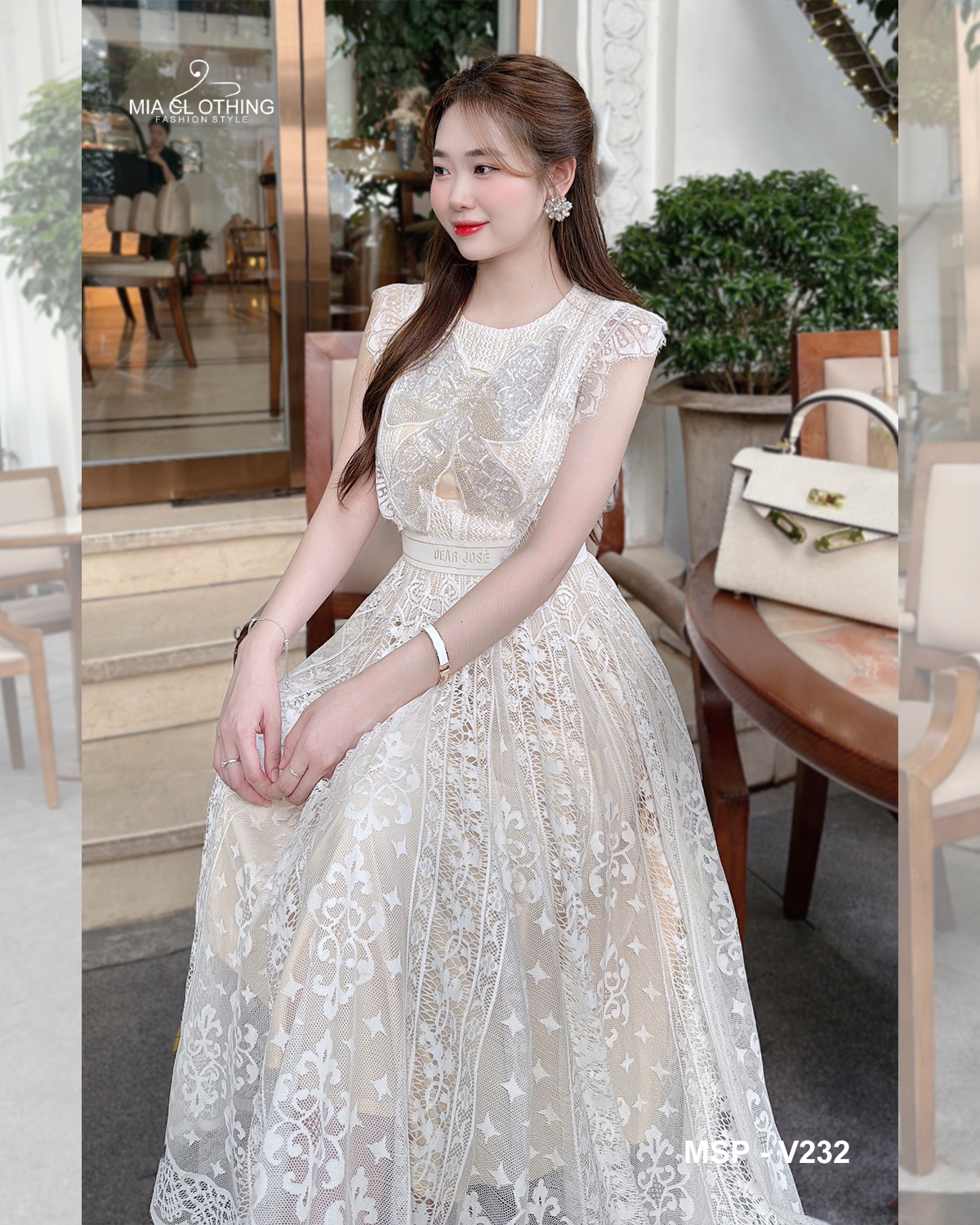 [ HẾT HÀNG ] Váy ren lưới thiết kế thanh lịch và sang trọng  4