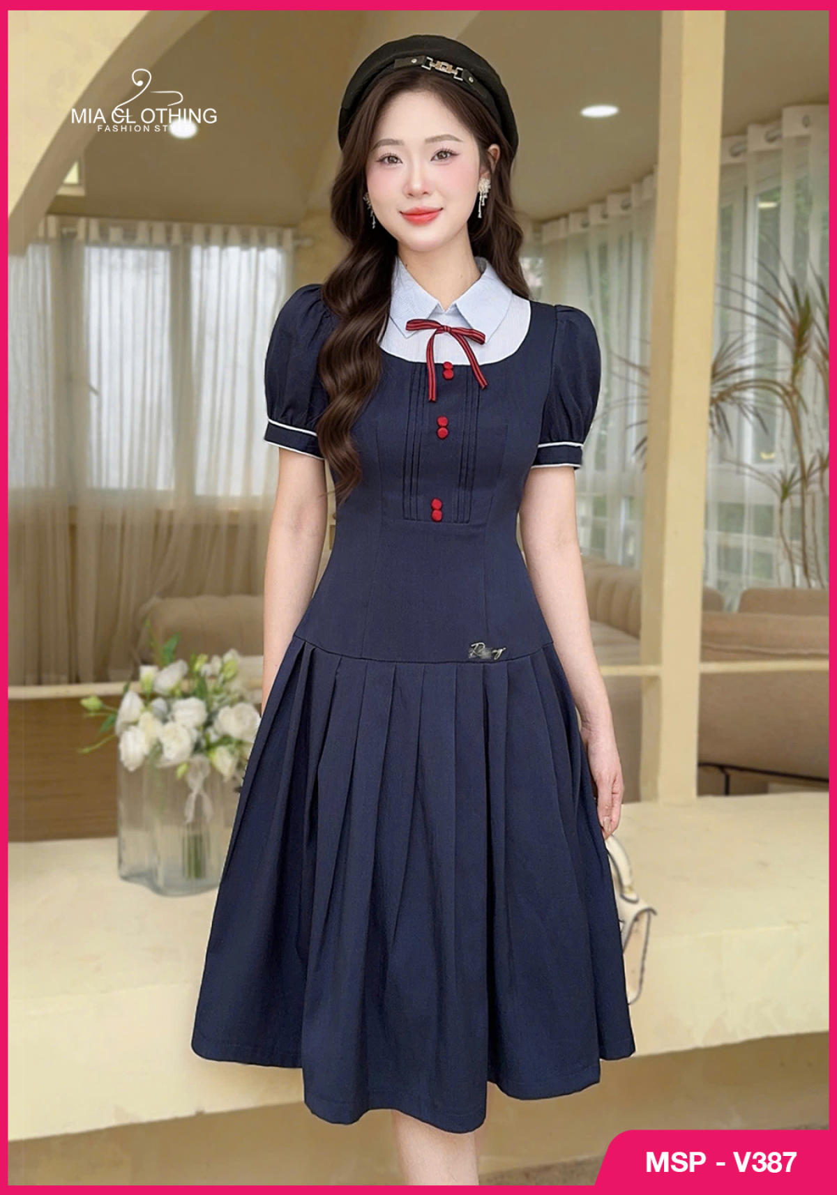 Váy chéo hàn thiết kế công sở tiểu thư thanh lịch và sang trong 4