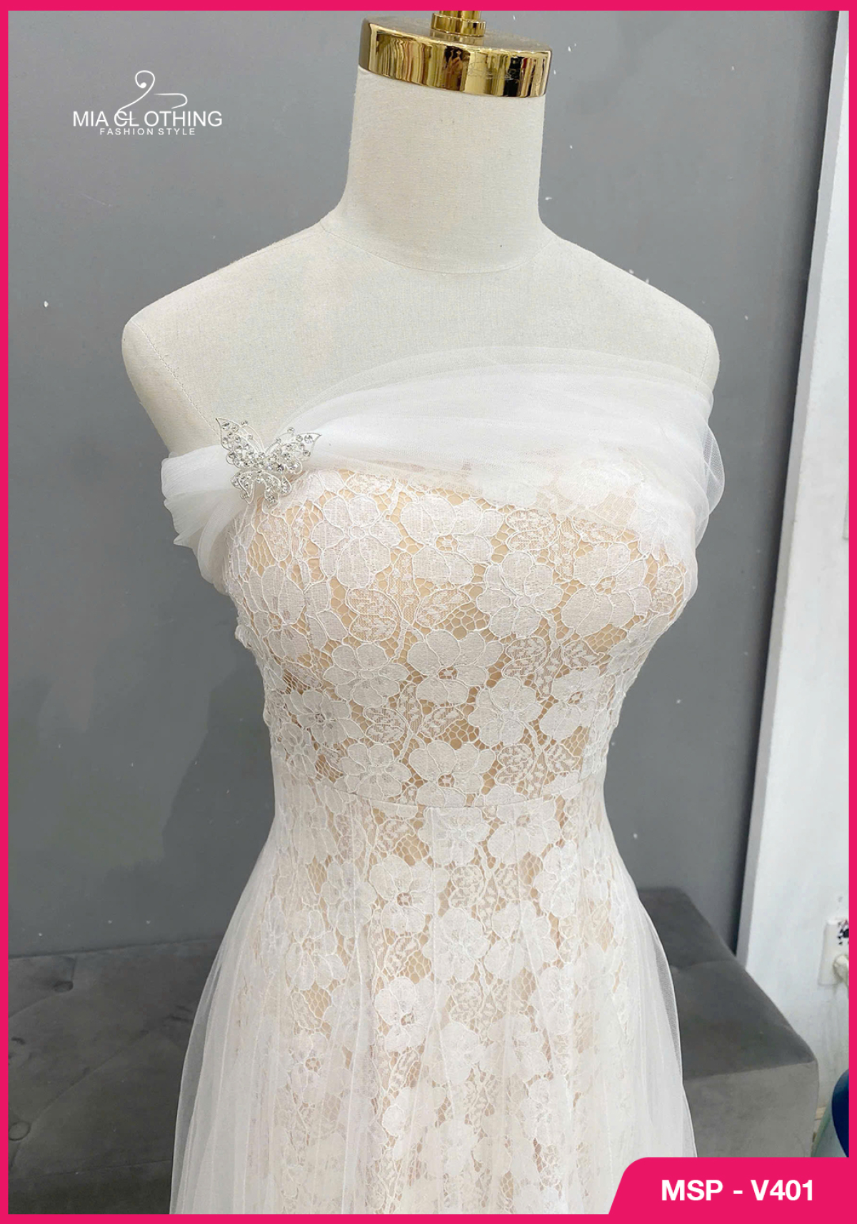 Váy ren phối lưới cao cấp thiết kế cho nàng đi tiệc sự kiện 6