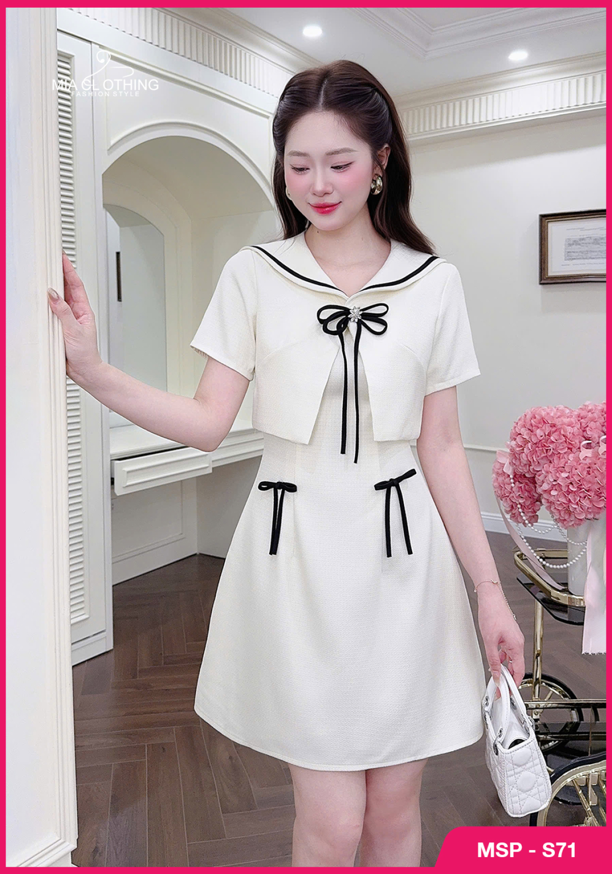 Set dạ mỏng, váy hai dây kèm áo choàng thiết kế tiểu thư 6