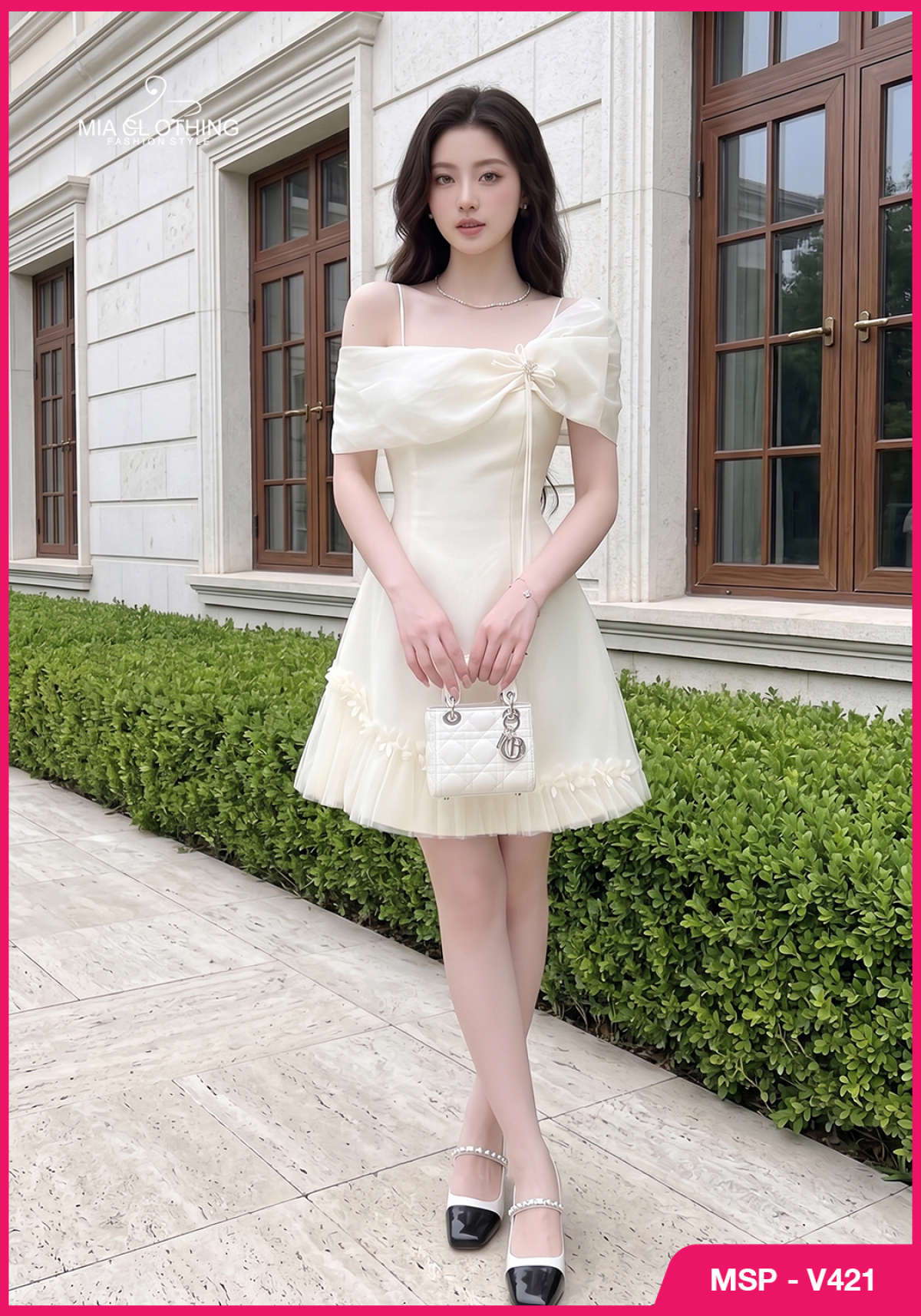 Váy tafta phối gấm đính kết cầu kỳ sang trọng và tinh tế 4