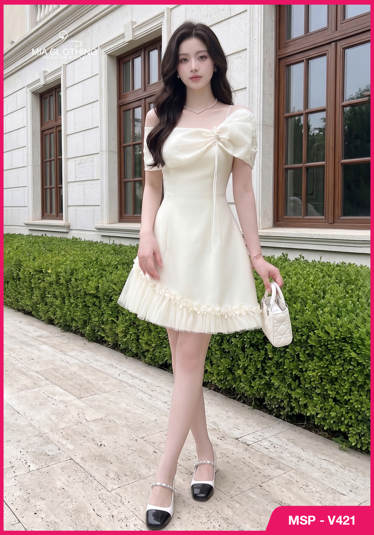 Váy tafta phối gấm đính kết cầu kỳ sang trọng và tinh tế 5