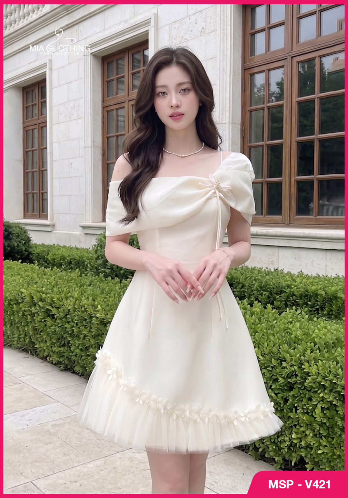 Váy tafta phối gấm đính kết cầu kỳ sang trọng và tinh tế 6